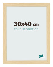 Cadre Photo 30x40cm Hêtre Décor MDF Bologna De Face Mesure | Yourdecoration.fr