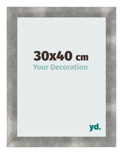 Cadre Photo 30x40cm Metal Vintage MDF Pisa De Face Mesure | Yourdecoration.fr