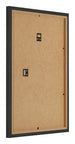 Cadre Photo 30x40cm Noir Grain de Bois MDF Bologna Arriere Oblique | Yourdecoration.fr