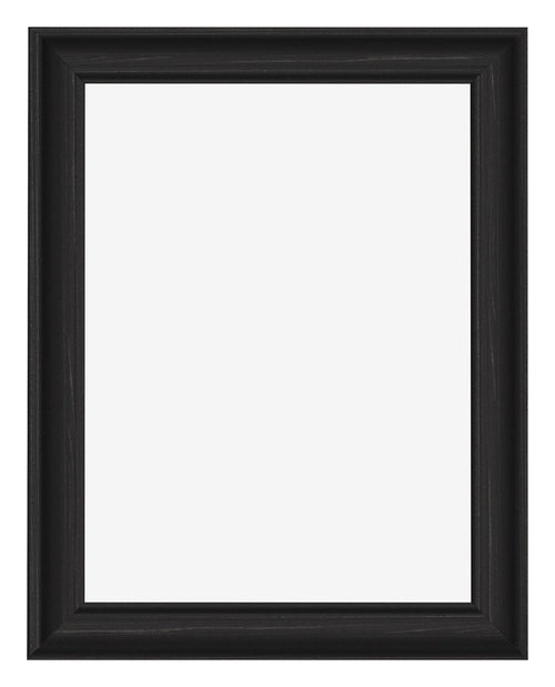 Cadre Photo 30x40cm Noir Grain de Bois MDF Lazio De Face | Yourdecoration.fr