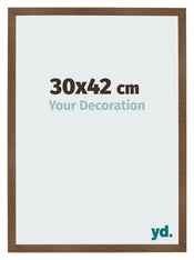 Cadre Photo 30x42 cm Chene Rustique MDF Bologna De Face Mesure | Yourdecoration.fr