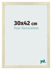 Cadre Photo 30x42cm Chene Sonoma MDF Pisa De Face Mesure | Yourdecoration.fr