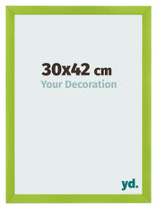 Cadre Photo 30x42cm Vert MDF Pisa De Face Mesure | Yourdecoration.fr