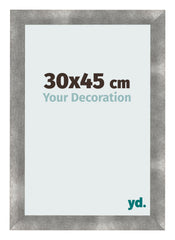 Cadre Photo 30x45cm Metal Vintage MDF Pisa De Face Mesure | Yourdecoration.fr
