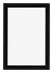 Cadre Photo 30x45cm Noir Argent Poli MDF Pisa De Face | Yourdecoration.fr