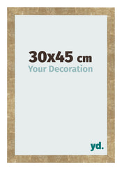 Cadre Photo 30x45cm Or Antique MDF Bologna De Face Mesure | Yourdecoration.fr