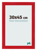 Cadre Photo 30x45cm Rouge MDF Pisa De Face Mesure | Yourdecoration.fr