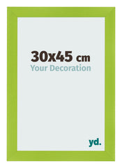 Cadre Photo 30x45cm Vert MDF Pisa De Face Mesure | Yourdecoration.fr