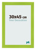 Cadre Photo 30x45cm Vert MDF Pisa De Face Mesure | Yourdecoration.fr