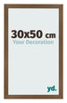 Cadre Photo 30x50 cm Chene Rustique MDF Bologna De Face Mesure | Yourdecoration.fr
