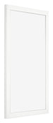 Cadre Photo 30x50cm Blanc Brillant MDF Bologna De Face Oblique | Yourdecoration.fr