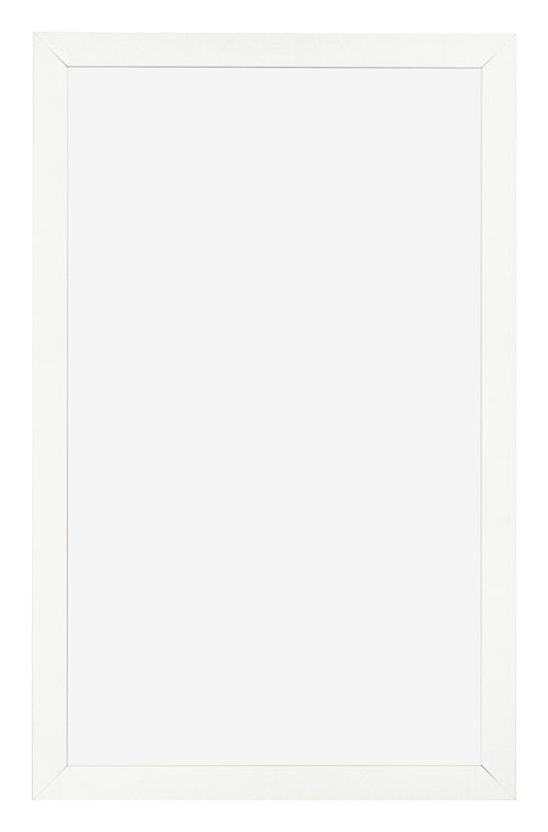 Cadre Photo 30x50cm Blanc Brillant MDF Bologna De Face | Yourdecoration.fr