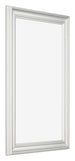 Cadre Photo 30x50cm Blanc Patine MDF Lazio De Face Oblique | Yourdecoration.fr