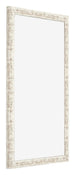 Cadre Photo 30x50cm Blanc Vintage MDF Bologna De Face Oblique | Yourdecoration.fr