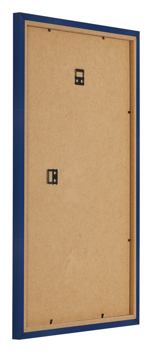 Cadre Photo 30x50cm Bleu Foncé Patiné MDF Bologna Arriere Oblique | Yourdecoration.fr