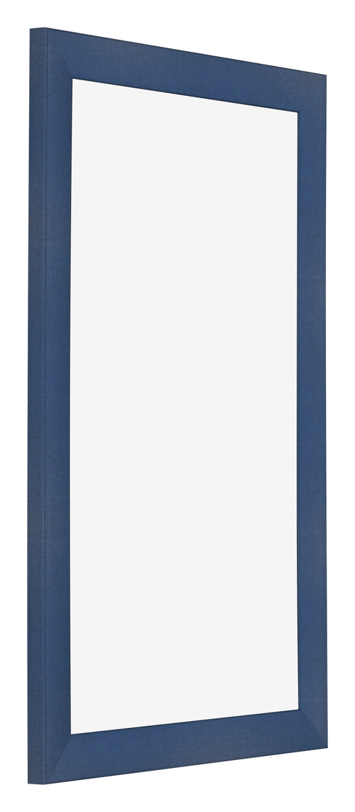 Cadre Photo 30x50cm Bleu Fonce Patine MDF Pisa De Face Oblique | Yourdecoration.fr