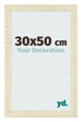 Cadre Photo 30x50cm Chene Sonoma MDF Pisa De Face Mesure | Yourdecoration.fr