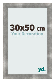 Cadre Photo 30x50cm Metal Vintage MDF Pisa De Face Mesure | Yourdecoration.fr