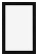 Cadre Photo 30x50cm Noir Argent Poli MDF Pisa De Face | Yourdecoration.fr