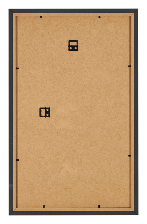 Cadre Photo 30x50cm Noir Grain de Bois MDF Bologna Arriere | Yourdecoration.fr