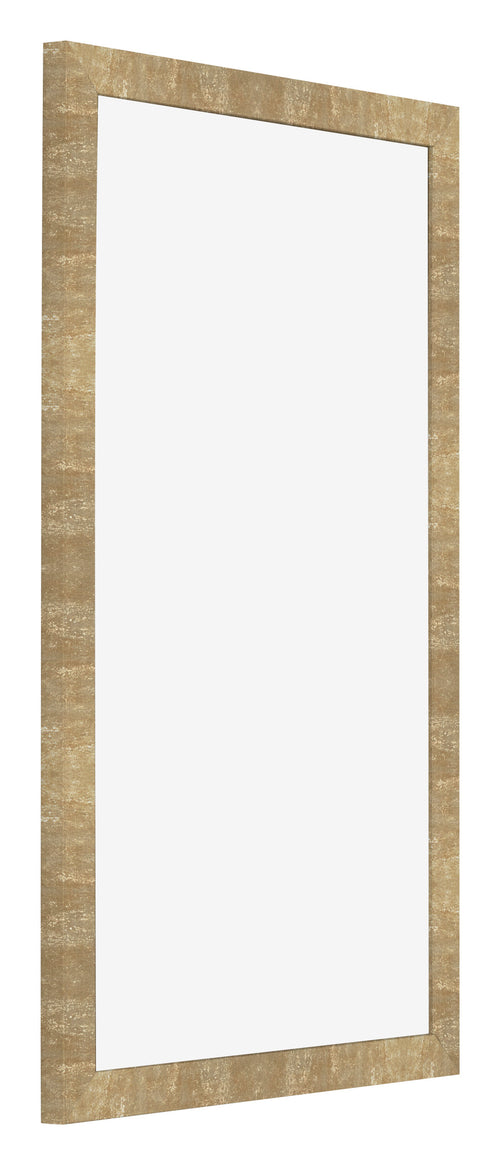 Cadre Photo 30x50cm Or Antique MDF Bologna De Face Oblique | Yourdecoration.fr