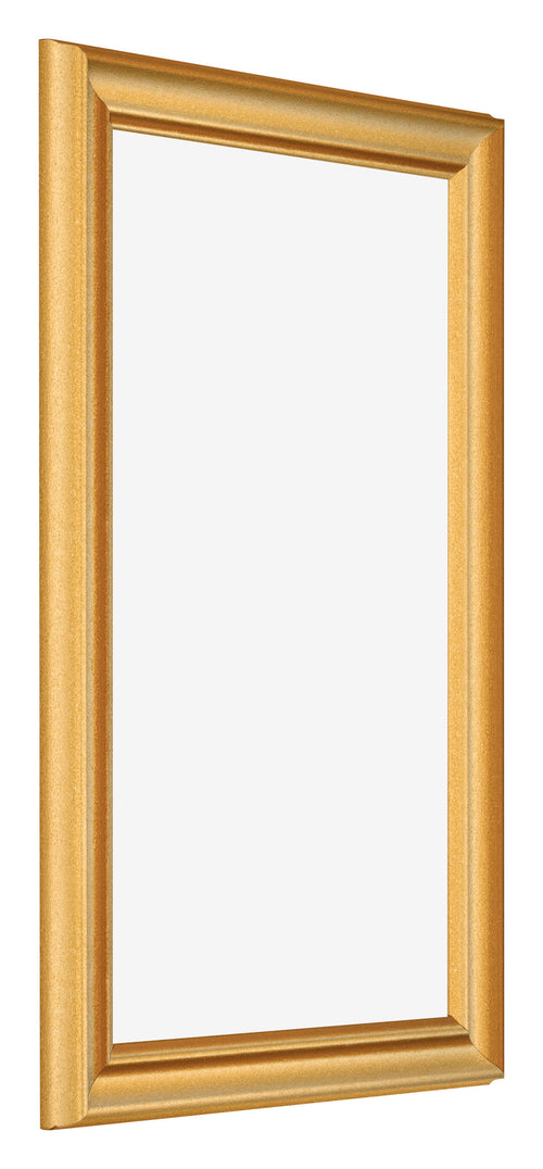 Cadre Photo 30x50cm Or Mat MDF Lazio De Face Oblique | Yourdecoration.fr