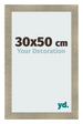 Cadre Photo 30x50cm Or Vintage MDF Pisa De Face Mesure | Yourdecoration.fr