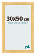 Cadre Photo 30x50cm Or Vintage MDF Pisa De Face Mesure | Yourdecoration.fr
