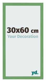 Cadre Photo 30x60 cm Vert MDF Bologna De Face Mesure | Yourdecoration.fr