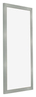 Cadre Photo 30x60cm Aluminium Brossé MDF Bologna De Face Oblique | Yourdecoration.fr