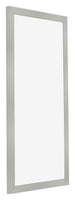 Cadre Photo 30x60cm Argent Mat MDF Bologna De Face Oblique | Yourdecoration.fr