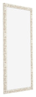 Cadre Photo 30x60cm Blanc Vintage MDF Bologna De Face Oblique | Yourdecoration.fr