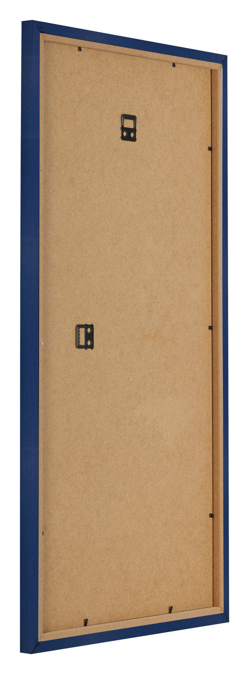 Cadre Photo 30x60cm Bleu Foncé Patiné MDF Bologna Arriere Oblique | Yourdecoration.fr