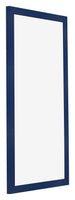 Cadre Photo 30x60cm Bleu Foncé Patiné MDF Bologna De Face Oblique | Yourdecoration.fr