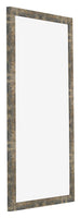 Cadre Photo 30x60cm Bleu Or Mélangé MDF Bologna De Face Oblique | Yourdecoration.fr