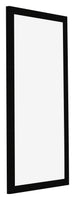 Cadre Photo 30x60cm Noir Brillant MDF Bologna De Face Oblique | Yourdecoration.fr