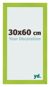 Cadre Photo 30x60cm Vert MDF Pisa De Face Mesure | Yourdecoration.fr