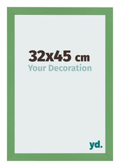 Cadre Photo 32x45 cm Vert MDF Bologna De Face Mesure | Yourdecoration.fr
