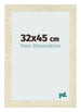 Cadre Photo 32x45cm Chene Sonoma MDF Pisa De Face Mesure | Yourdecoration.fr