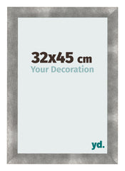 Cadre Photo 32x45cm Metal Vintage MDF Pisa De Face Mesure | Yourdecoration.fr