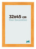 Cadre Photo 32x45cm Orange MDF Pisa De Face Mesure | Yourdecoration.fr