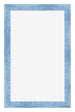 Cadre Photo 33x48cm Bleu Brillant Patine MDF Pisa De Face | Yourdecoration.fr