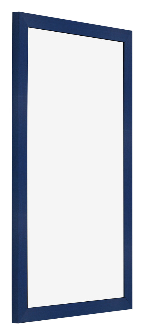 Cadre Photo 33x48cm Bleu Foncé Patiné MDF Bologna De Face Oblique | Yourdecoration.fr