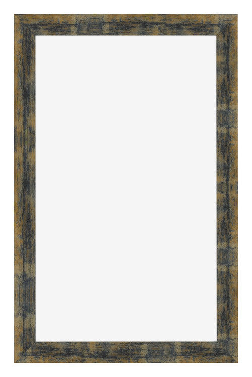 Cadre Photo 33x48cm Bleu Or Melange MDF Pisa De Face | Yourdecoration.fr