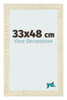 Cadre Photo 33x48cm Chene Sonoma MDF Pisa De Face Mesure | Yourdecoration.fr