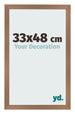 Cadre Photo 33x48cm Cuivre Décor MDF Bologna De Face Mesure | Yourdecoration.fr