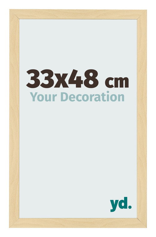 Cadre Photo 33x48cm Hêtre Décor MDF Bologna De Face Mesure | Yourdecoration.fr