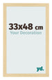 Cadre Photo 33x48cm Hêtre Décor MDF Bologna De Face Mesure | Yourdecoration.fr