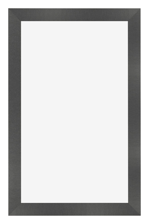 Cadre Photo 33x48cm Noir Argent Poli MDF Pisa De Face | Yourdecoration.fr