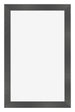 Cadre Photo 33x48cm Noir Argent Poli MDF Pisa De Face | Yourdecoration.fr